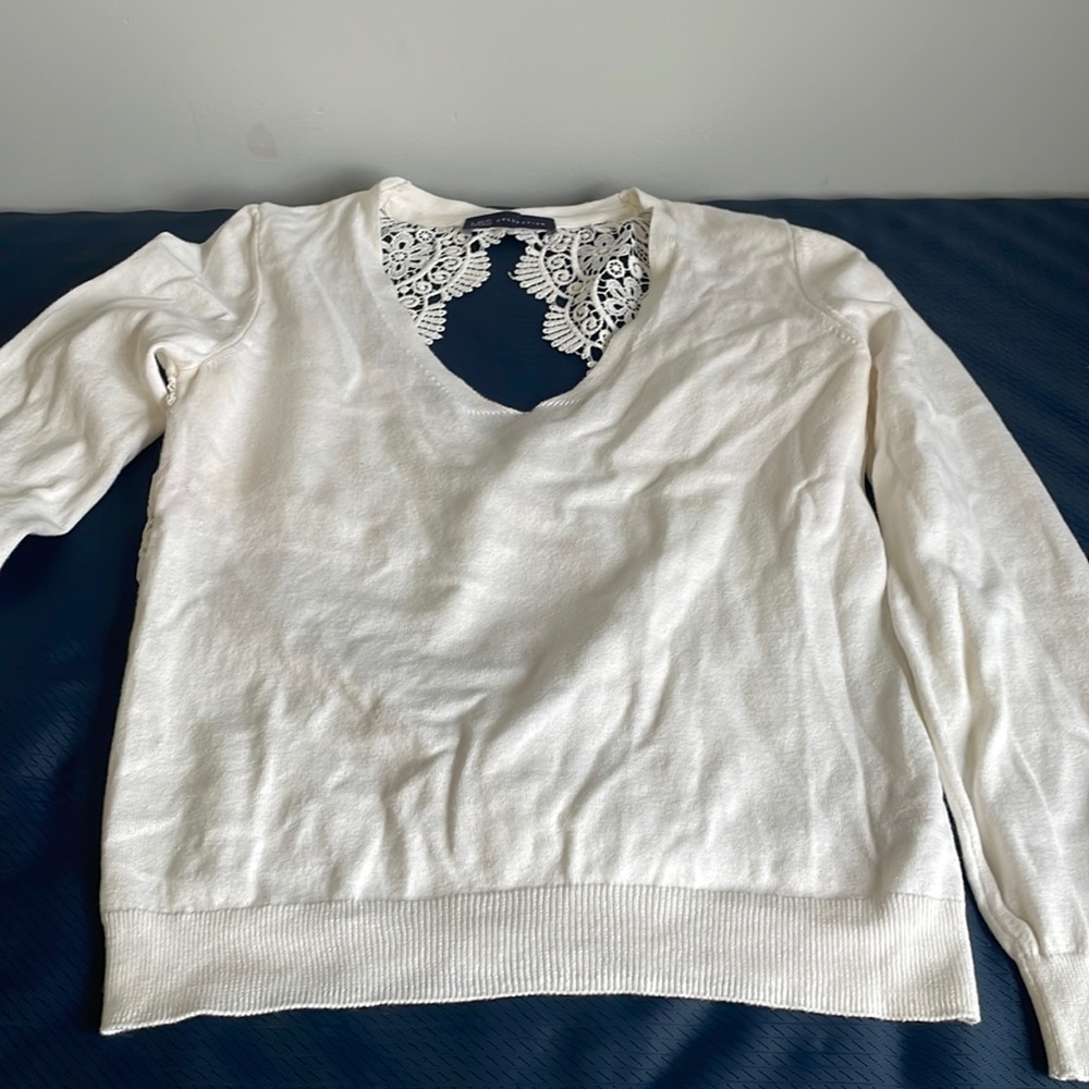 Marks and spencer white sweater